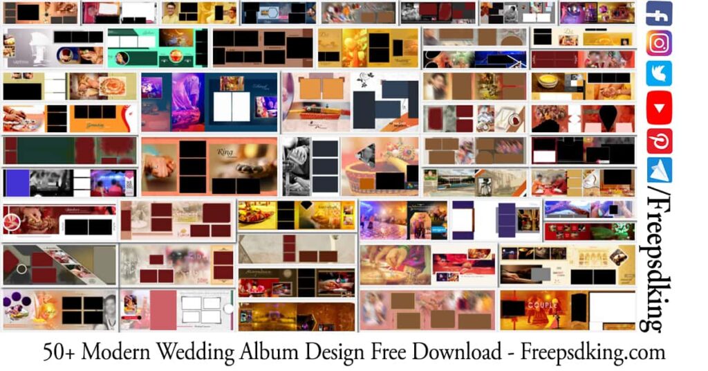 Modern Wedding Album Design