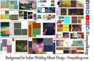 Background Indian Wedding Album Design