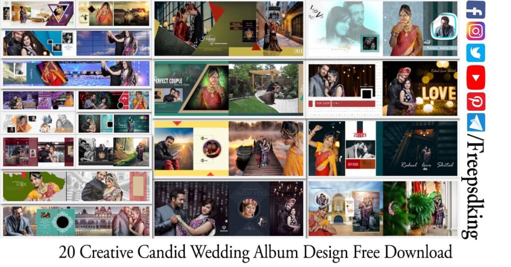 Candid Wedding Album Design