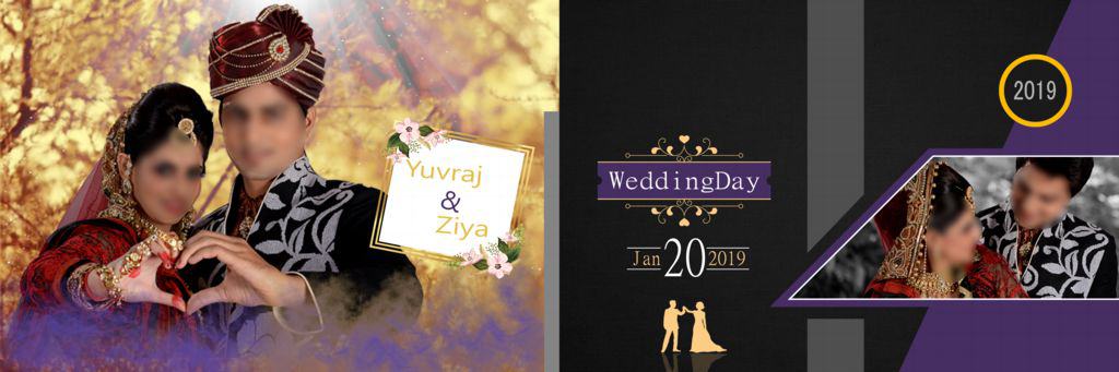 Karizma Album 12X36 PSD Wedding Background 2019
