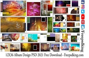 12X36 Album Design PSD 2021
