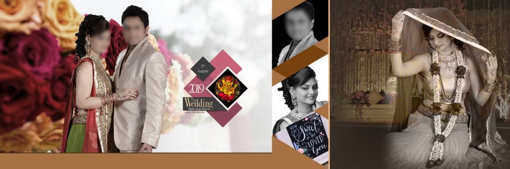 psd wedding album design free download