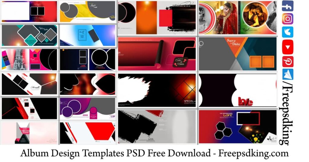 Album Design Templates PSD Free Download