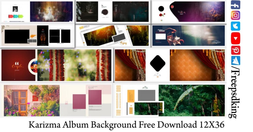 Karizma Album Background Free Download 12X36