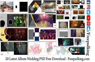 Album Wedding PSD