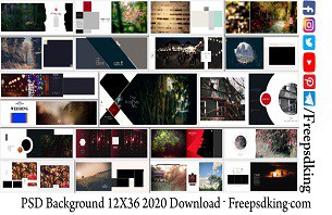 PSD Background 12X36 2020 Download