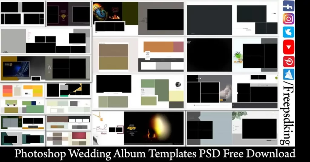 Photoshop Wedding Album Templates Free Download
