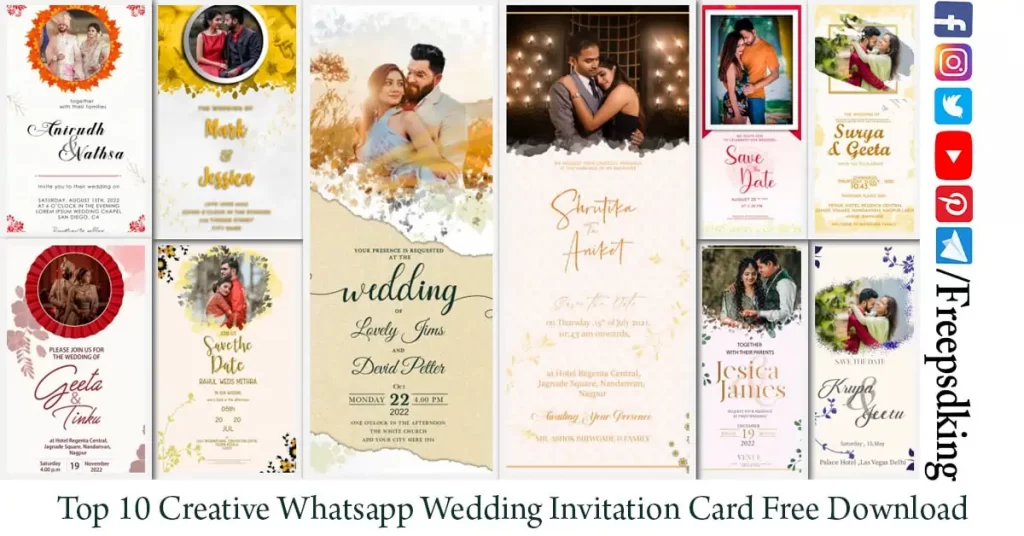 Creative Whatsapp Wedding Invitation