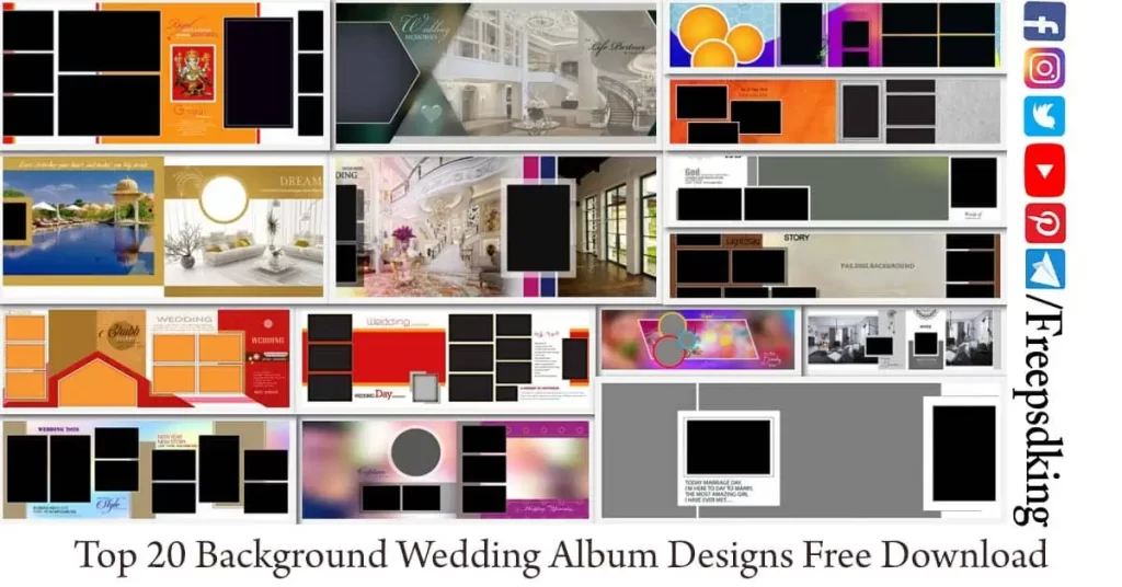 Background Wedding Album Designs