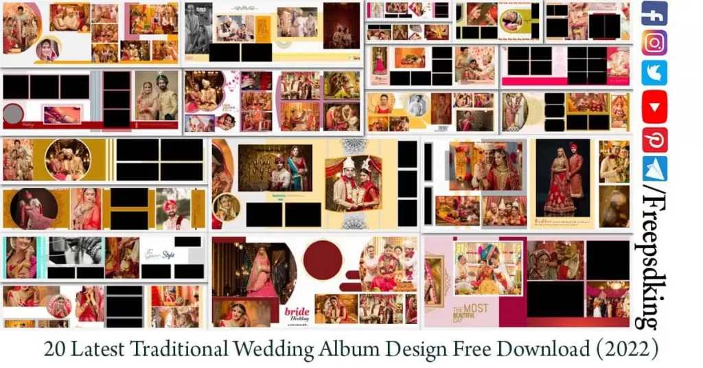 Traditional Wedding Album Design