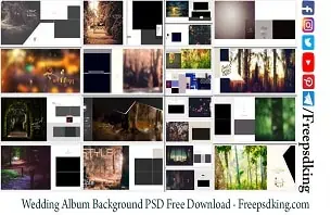 Wedding Album Background PSD Free Download