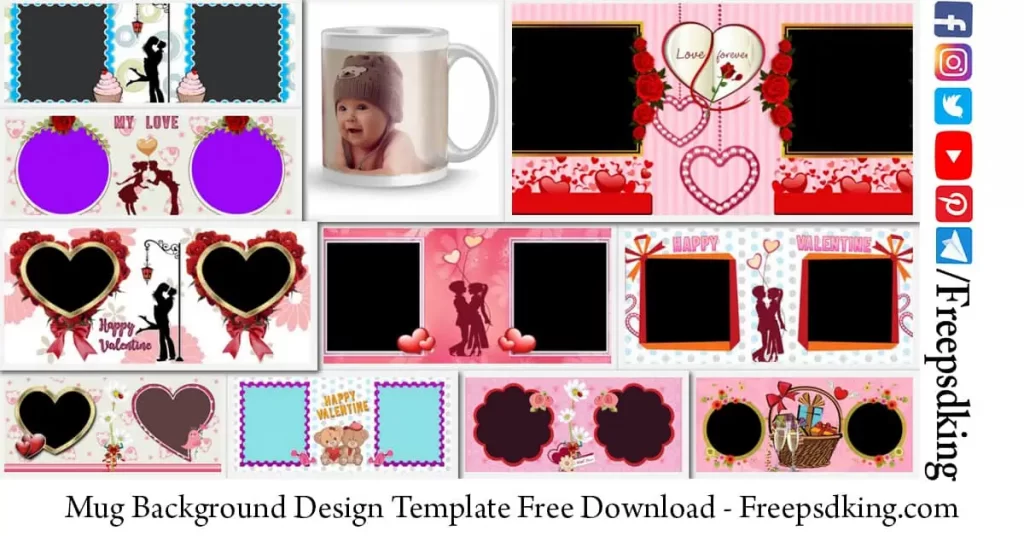 Mug Background Design Template Free Download