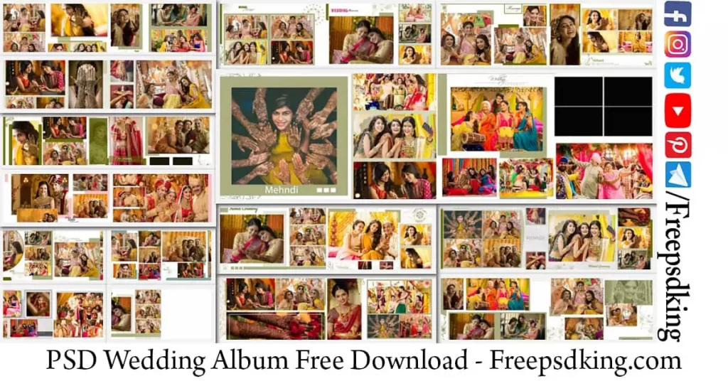 PSD Wedding Album Free Download - Freepsdking.com