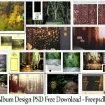 24X15 Album Design PSD Free Download