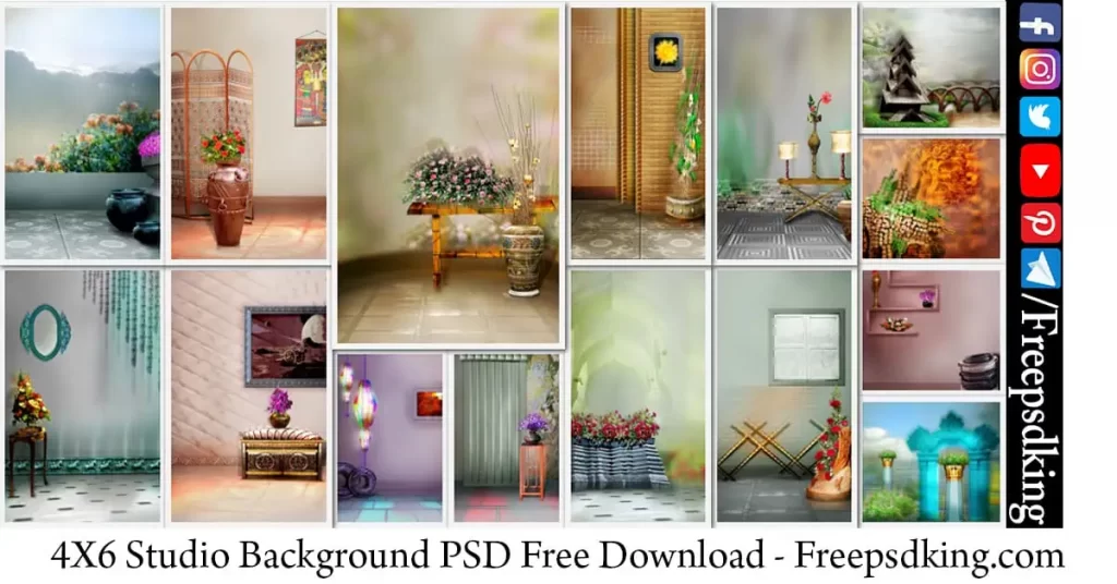4X6 Studio Background PSD Free Download 