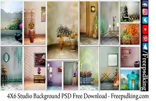 4X6 Studio Background PSD