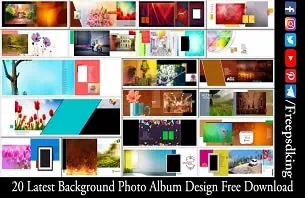 Background Photo Album Design