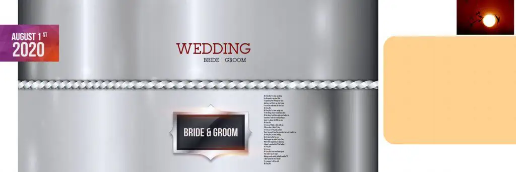 Background Wedding Album Design