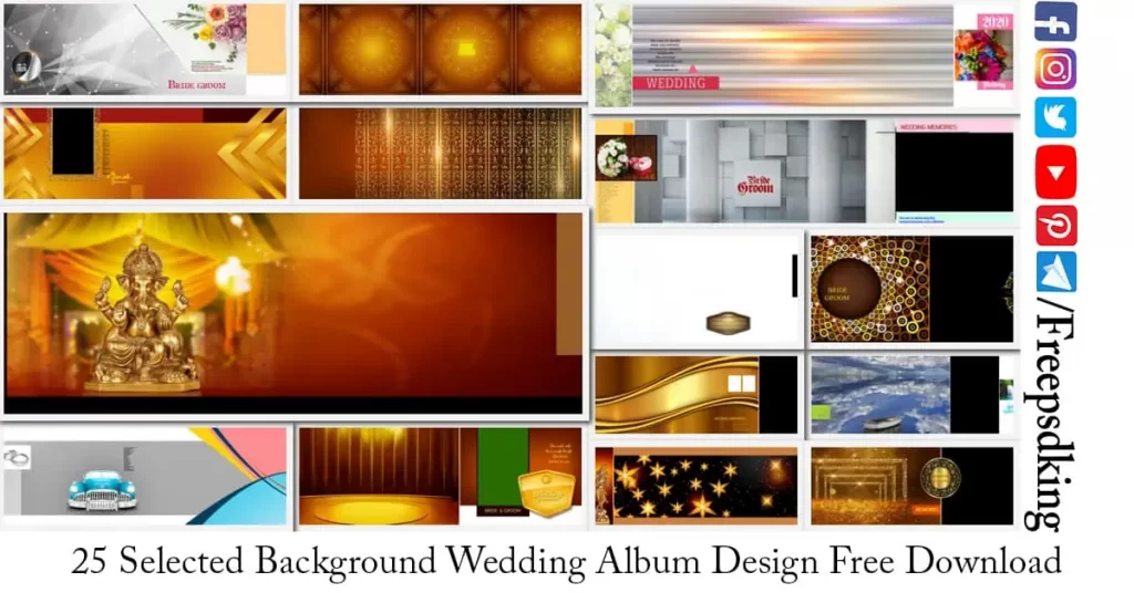 Background Wedding Album Design