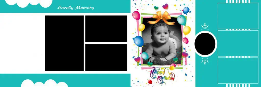 Baby Birthday Album Design