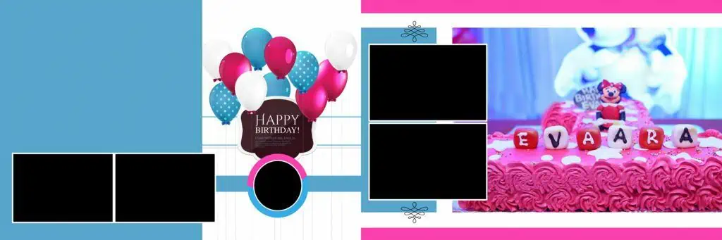 Baby Birthday Album Design