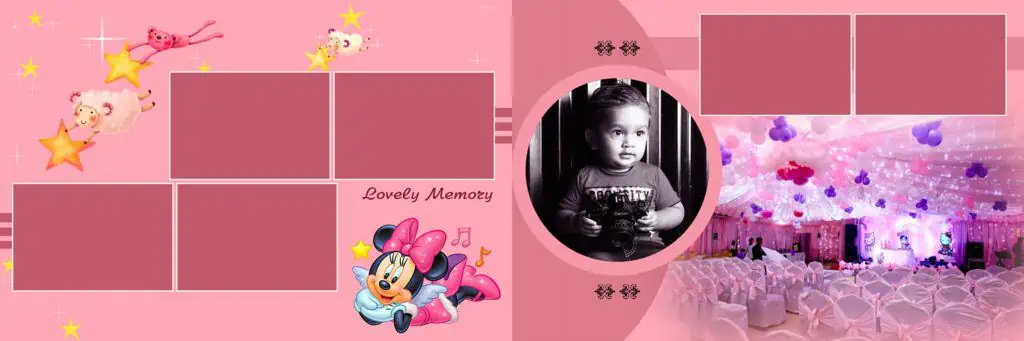 Baby Birthday Album Design