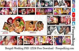 Bengali Wedding PSD 12X36 Free Download