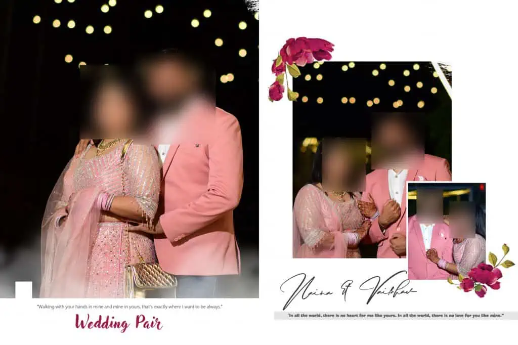 16 X 24 Wedding Album Design PSD