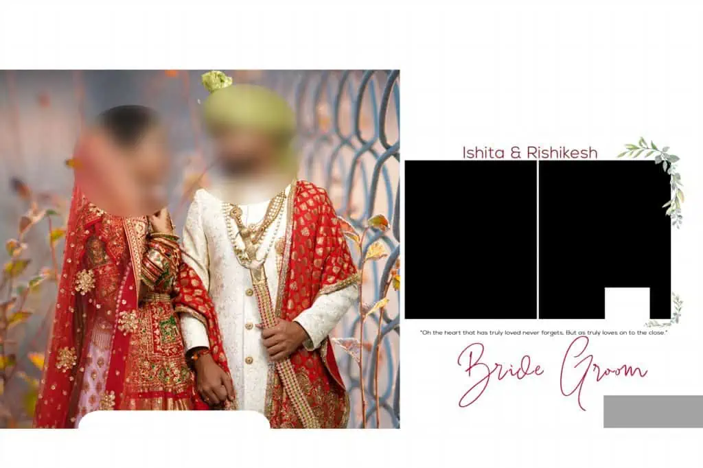 16 X 24 Wedding Album Design PSD