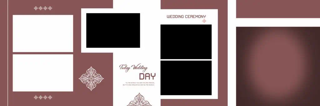 Creative Wedding Album Design PSD Free Download