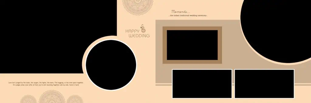 New Wedding Album Design PSD Free Download