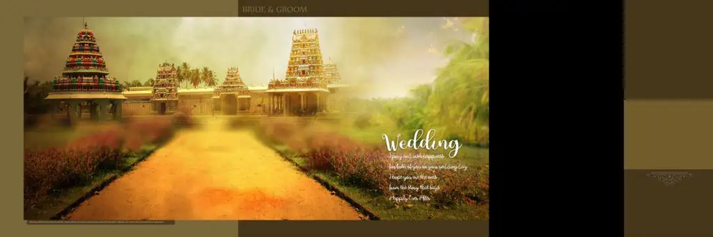 Hindu Wedding Album Design PSD Files Free Download