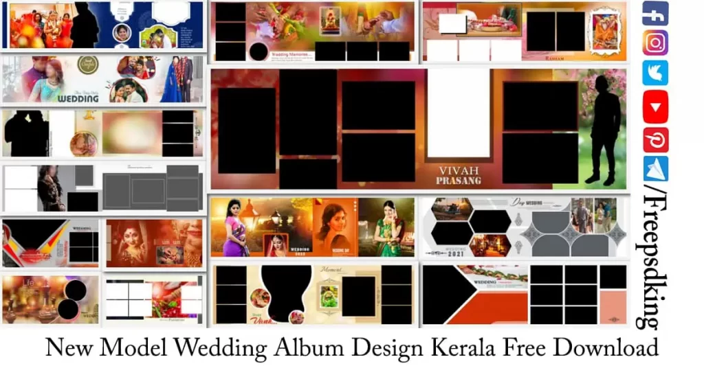 New Model Wedding Album Design Kerala