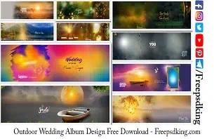 Outdoor Wedding Album Design