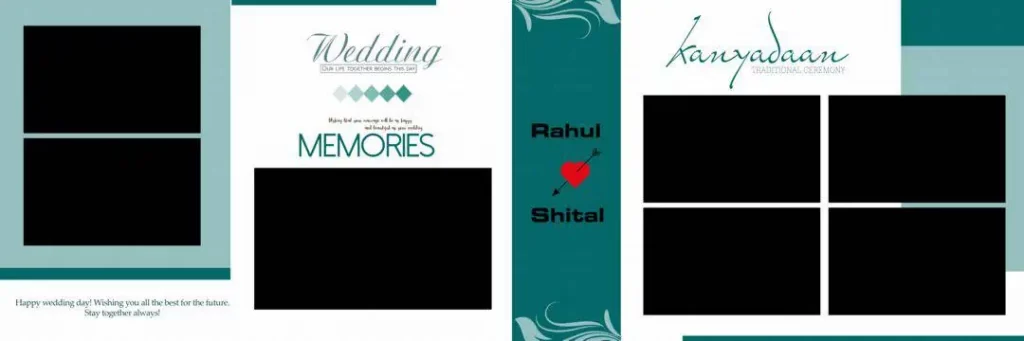 South Indian Wedding Album Design PSD Free Download