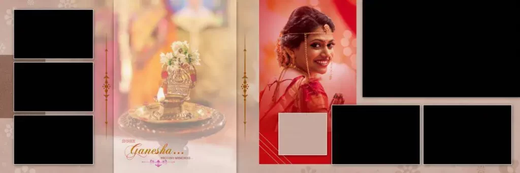 South Indian Wedding Album Design PSD Free Download 