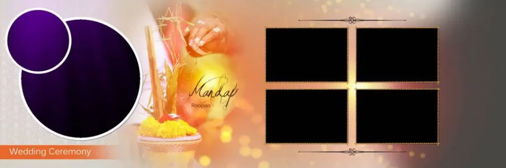 Free Download Wedding Album Design PSD File