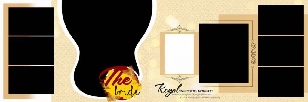 Free Download Wedding Album Design PSD File