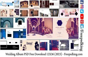 Wedding Album PSD Free Download 12X36 2023
