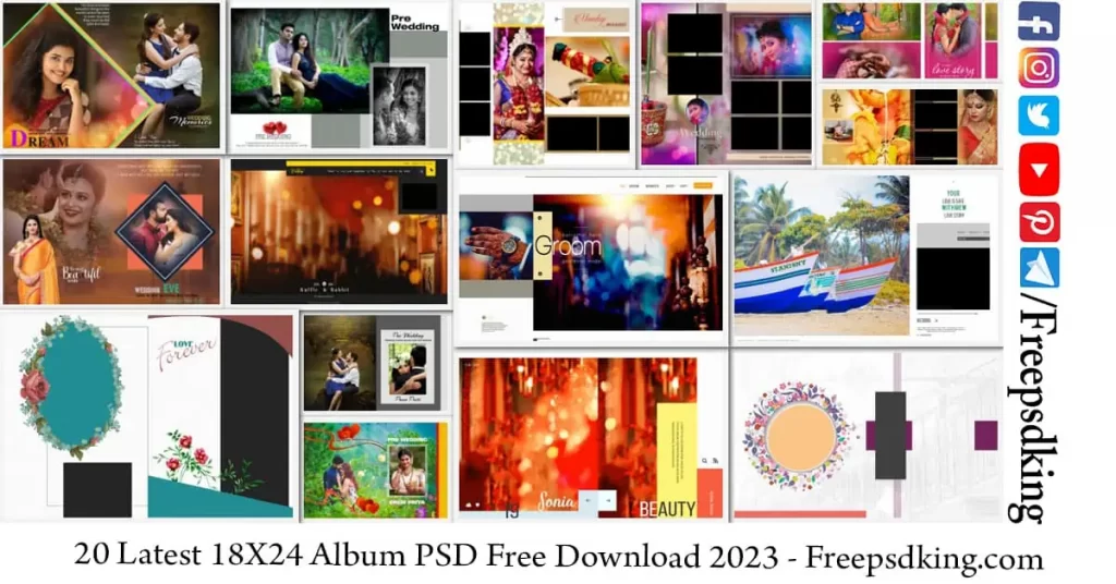 18X24 Album PSD Free Download 2023