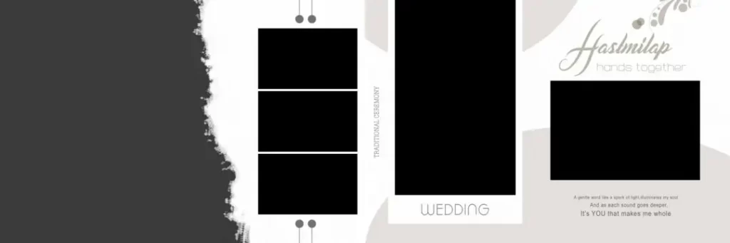 Indian Wedding Album Design PSD Free Download