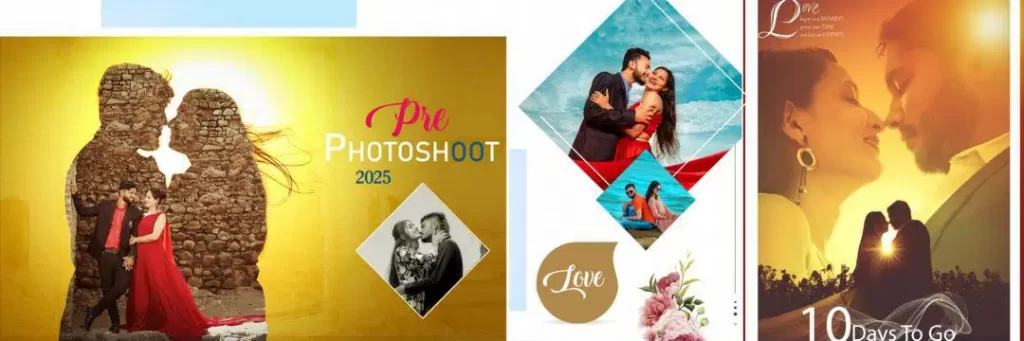 Pre Wedding Album Design 12X36 Sheet Download