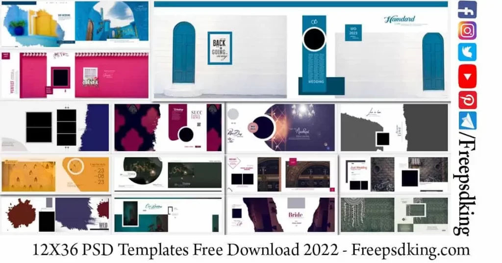 12X36 PSD Templates Free Download 2022
