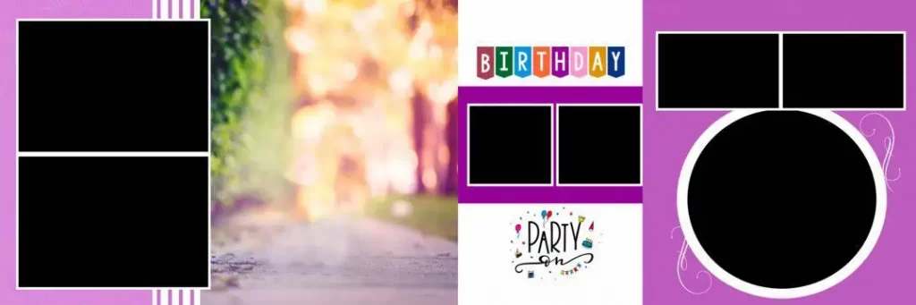 Birthday Album Design PSD Free Download 12X36 2022