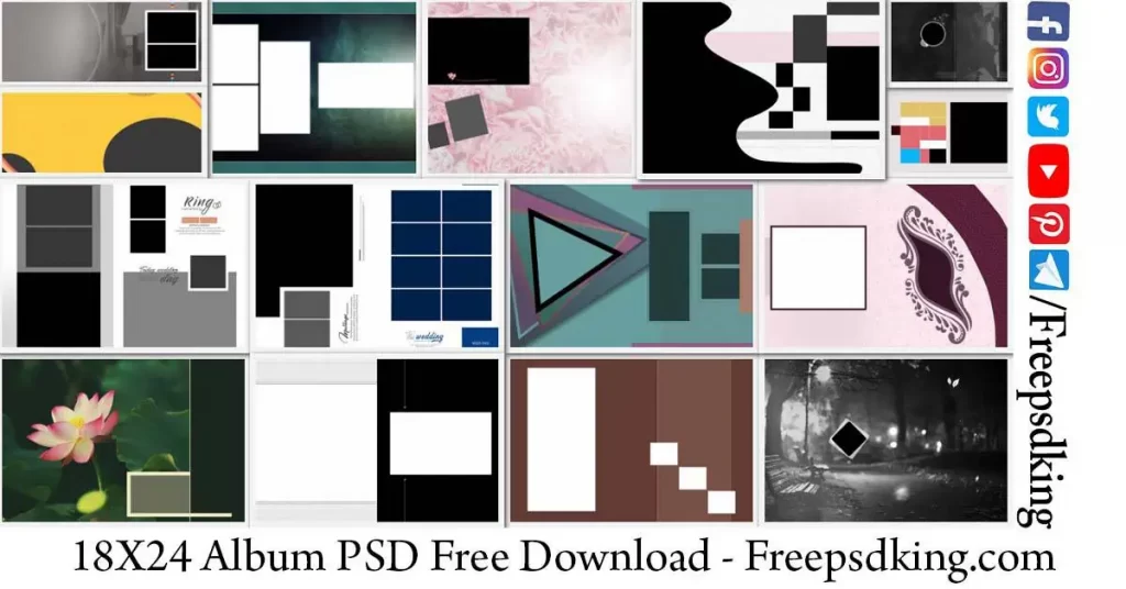 18X24 Album PSD Free Download