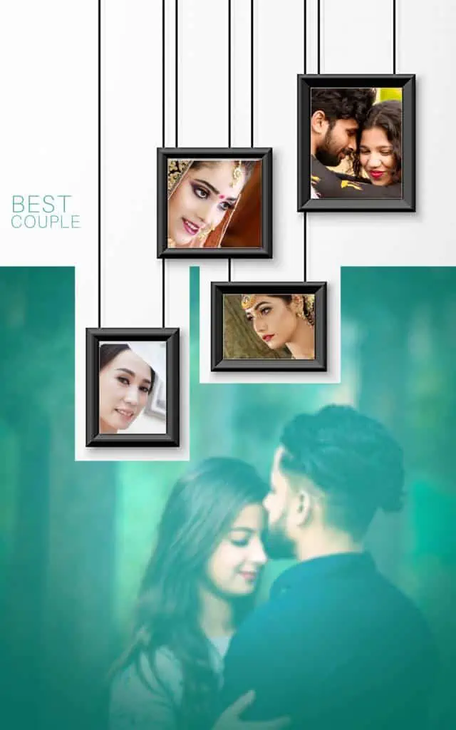 Collage Photo Frame Design PSD