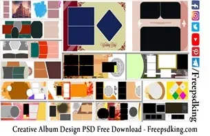 Creative Album Design PSD