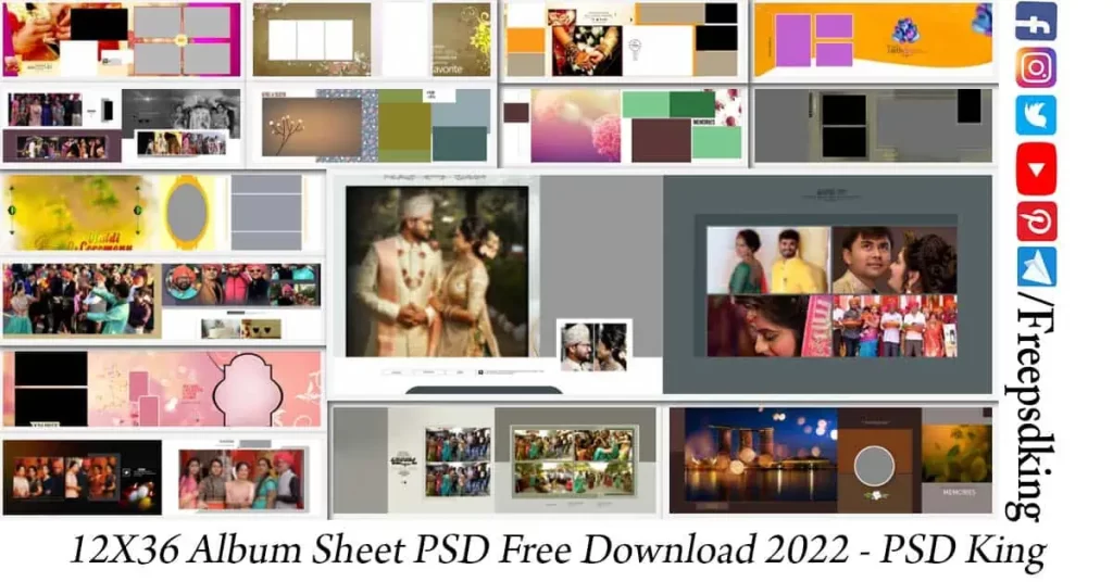 12X36 Album Sheet PSD Free Download 2022