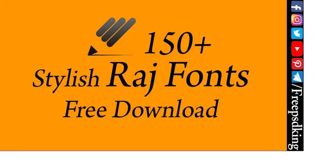 Raj Fonts Free Download