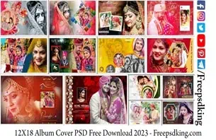 12X18 Album Cover PSD Free Download 2023